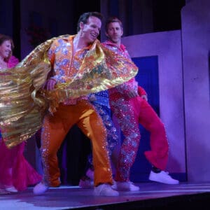 James Donegan and Ben Eakley in Mamma Mia